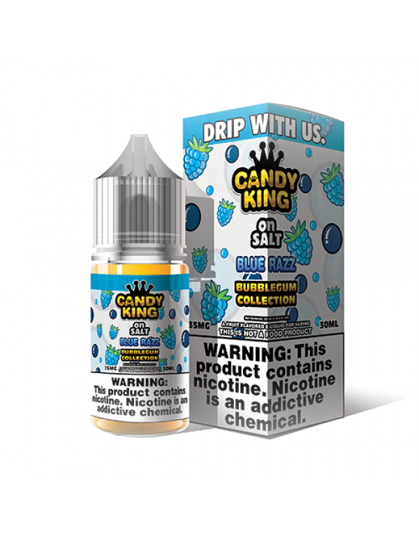 Blue Razz Salt Bubblegum Candy King 30mL