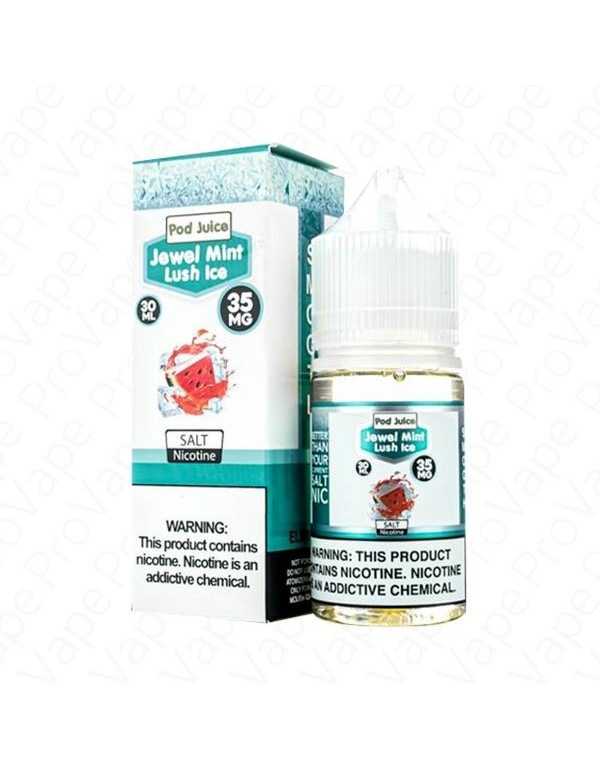 Jewel Mint Lush Ice Salt Pod Juice 30mL