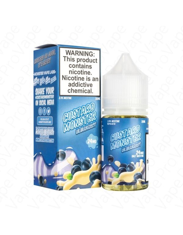 Blueberry Salt Custard Monster 30mL