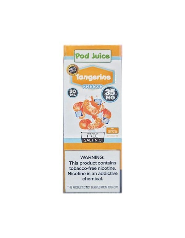Tangerine Freeze Pod Juice TFN E-Juice Salt Nic 30...