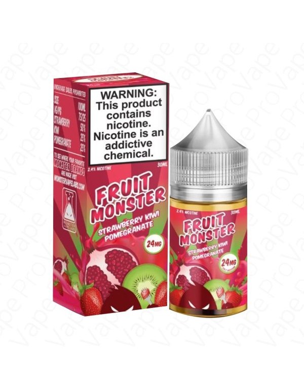 Strawberry Kiwi Pomegranate Salt Fruit Monster 30mL