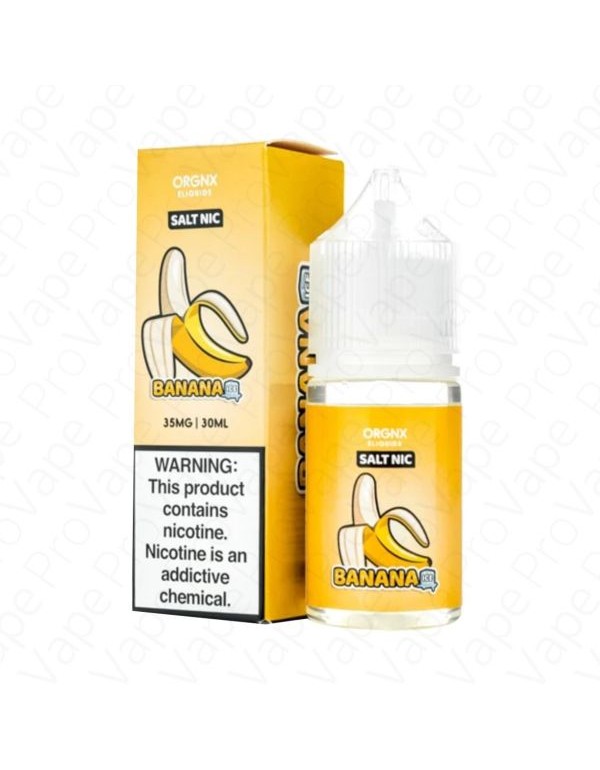 Banana Ice Salt Orgnx 30mL