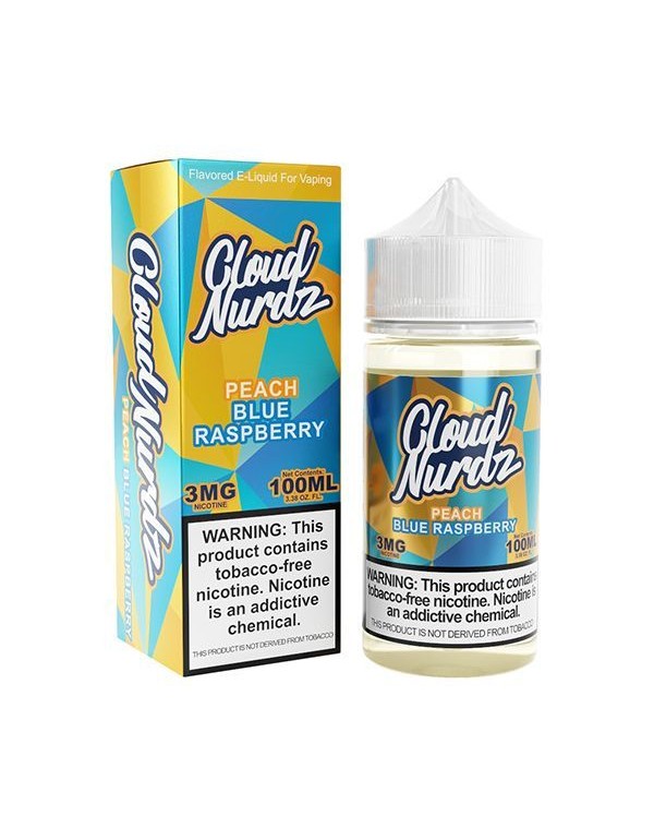 Peach Blue Raspberry Cloud Nurdz E-Juice 100ml