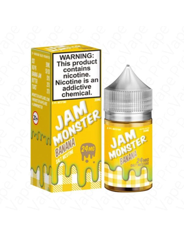 Banana Salt Jam Monster 30mL