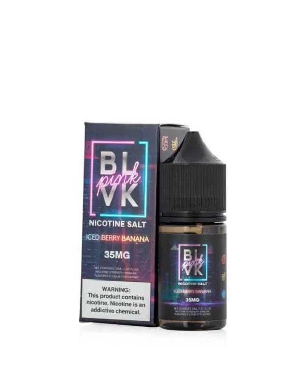 Iced Berry Banana Salt BLVK Pink 30mL