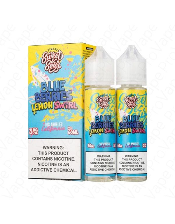 Blue Berries Lemon Swirl Finest S&S 2x60mL