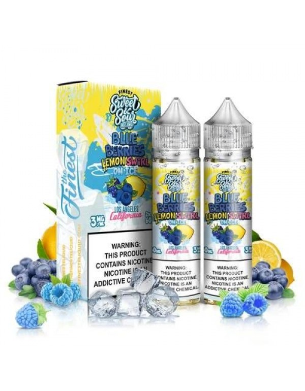 Blue Berries Lemon Swirl Ice Finest S&S 2x60mL