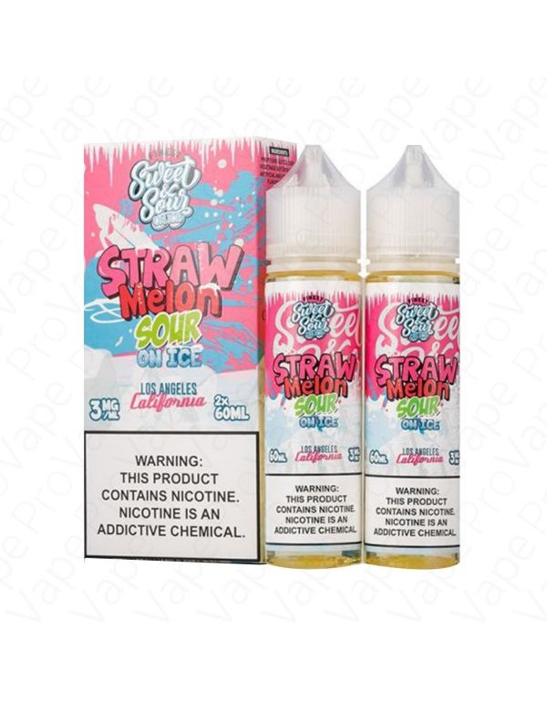 Straw Melon Sour Menthol (Ice) Finest S&S 2x60...