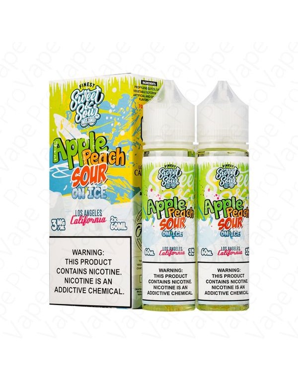 Apple Peach Sour Menthol (Ice) Finest S&S 2x60mL