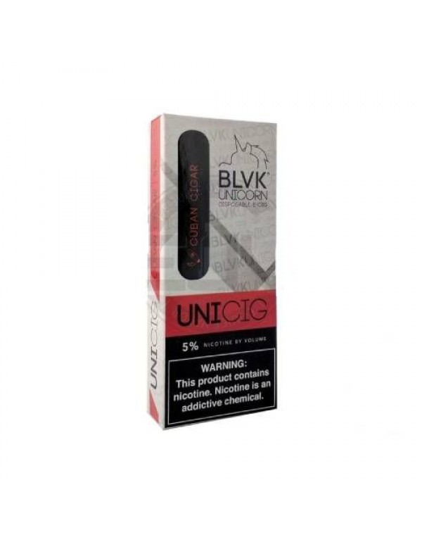 Cuban Cigar UNICIG BLVK Unicorn Disposable Pod 5%