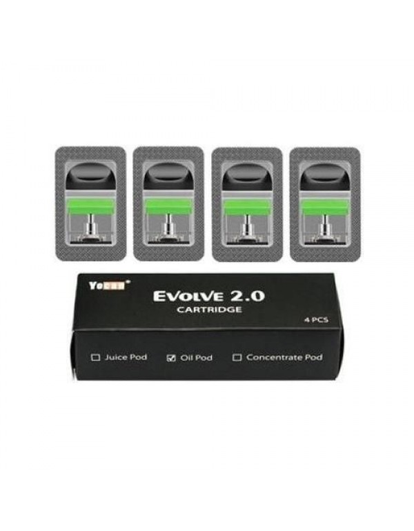 Yocan Trio/Evolve 2.0 Replacement Pod Cartridge 4PCS