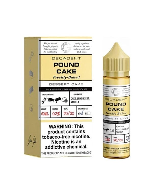 Pound Cake Basix Glas Vapor TFN E-Juice 60ml