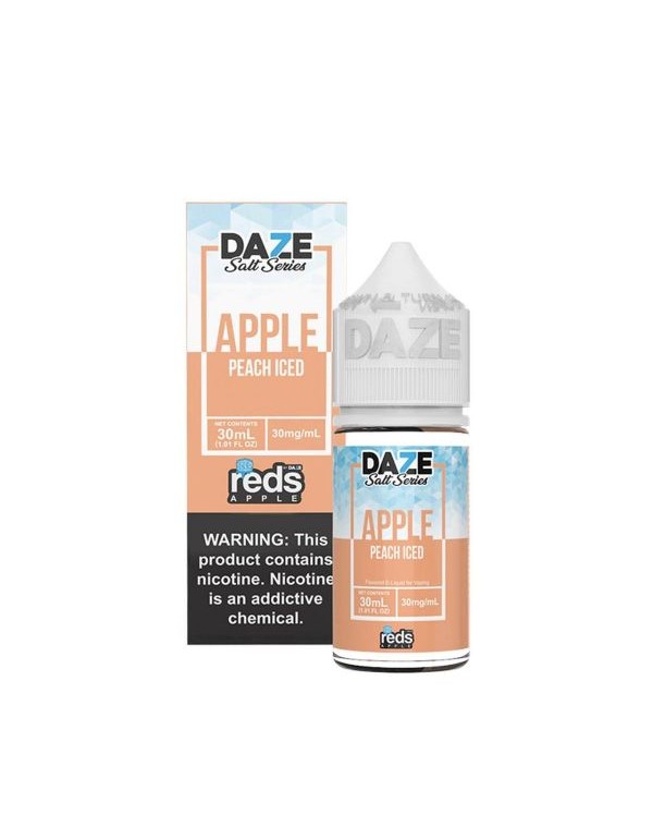 Peach Iced Salt Reds Apple Daze 30mL