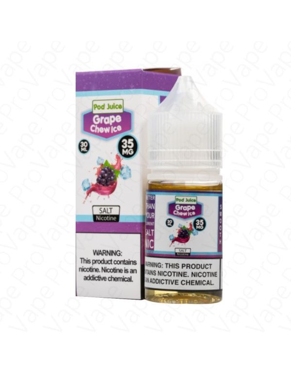 Grape Chew Ice Salt Pod Juice 30mL