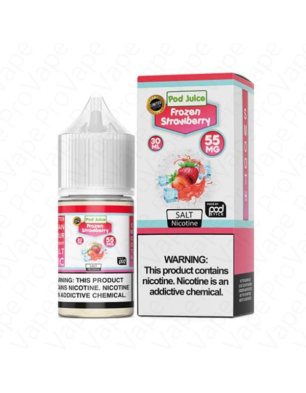 Frozen Strawberry Salt Pod Juice 30mL