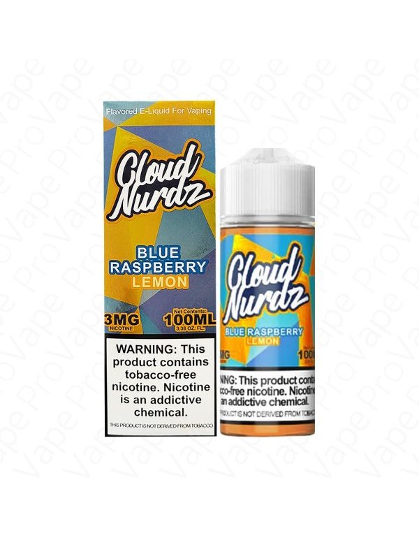 Blue Raspberry Lemon Cloud Nurdz 100mL