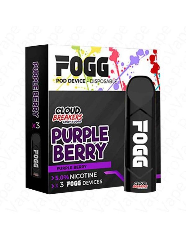 Purple Berry Cloud Breakers Disposable Pod FOGG 3P...