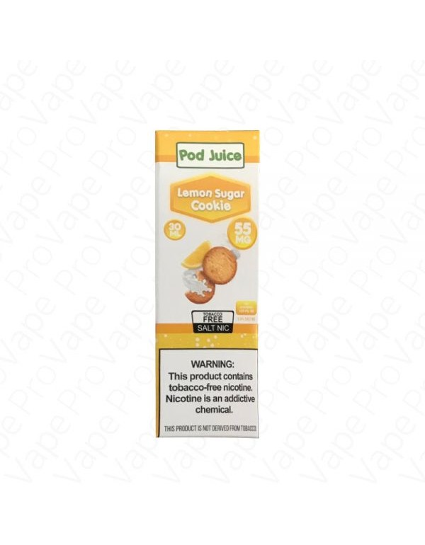 Lemon Sugar Cookie Pod Juice TFN E-Juice Salt Nic ...