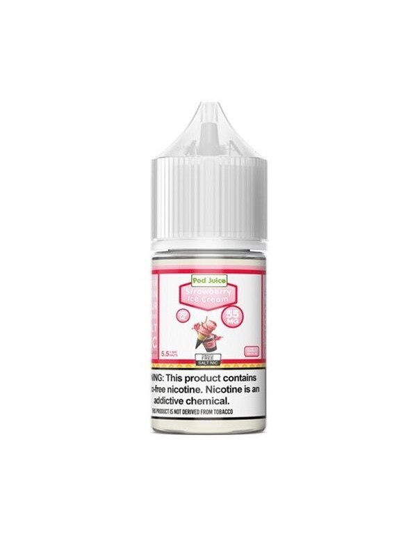 Strawberry Ice Cream Pod Juice TFN E-Juice Salt Nic 30ml