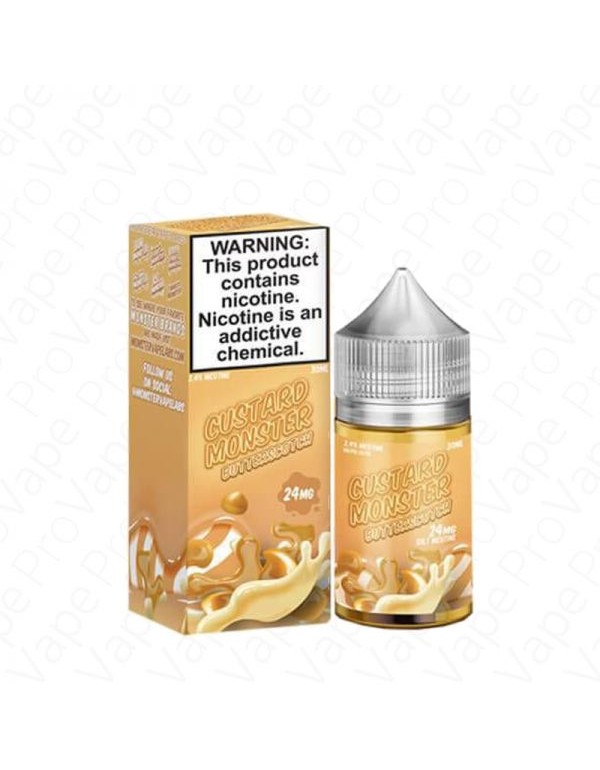 Butterscotch Salt Custard Monster 30mL