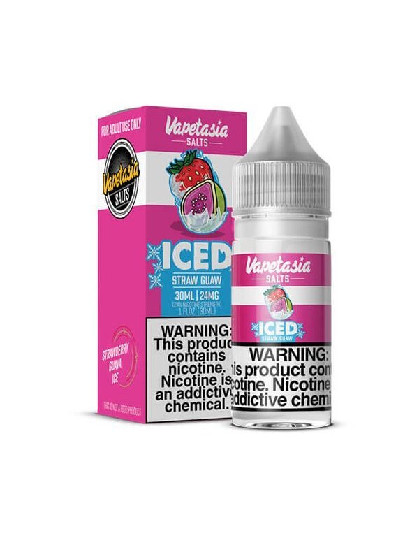 Iced Straw Guaw Vapetasia TFN Salt Nic E-Juice 30ml