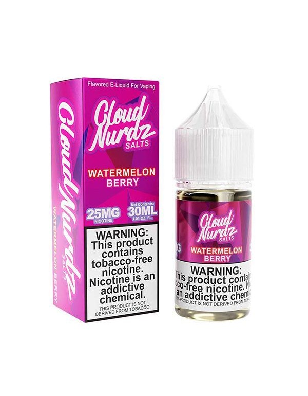 Watermelon Berry Cloud Nurdz TFN Salt Nic E-Juice ...