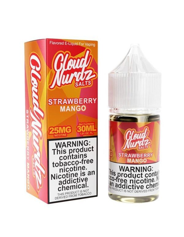 Strawberry Mango Cloud Nurdz TFN Salt Nic E-Juice ...