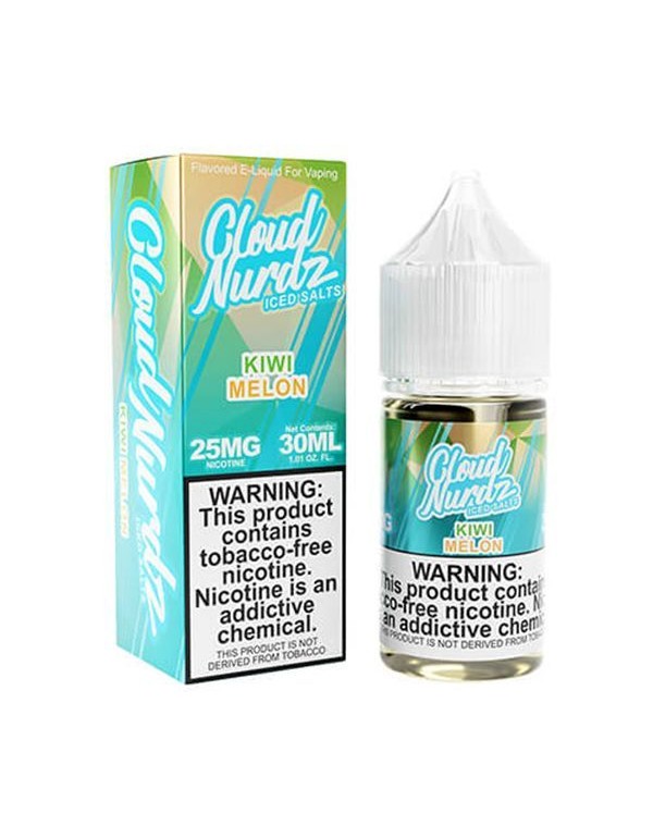 Kiwi Melon Iced Cloud Nurdz TFN Salt Nic E-Juice 3...