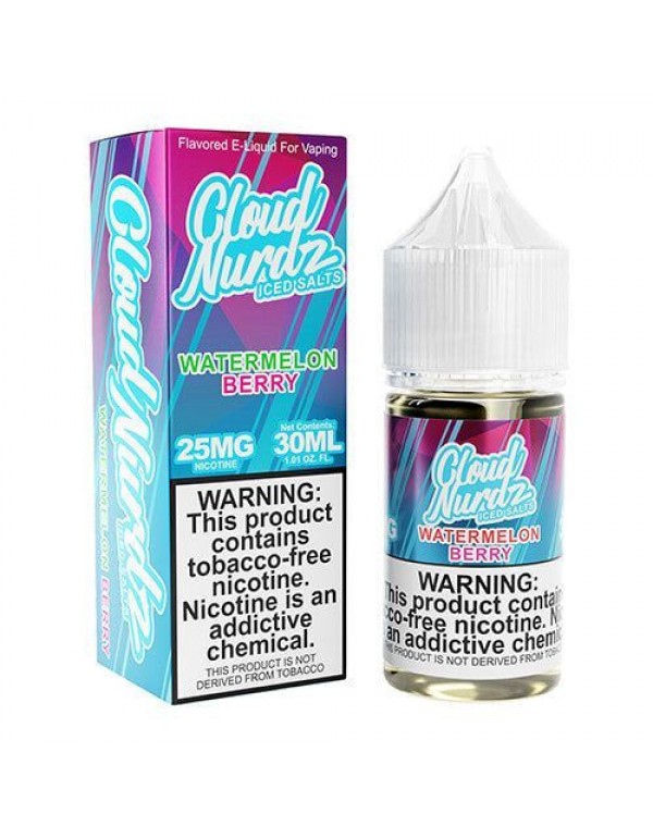 Watermelon Berry Iced Cloud Nurdz TFN Salt Nic E-J...