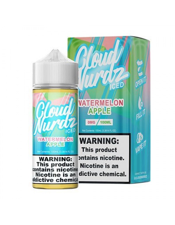 Watermelon Apple Iced Cloud Nurdz TFN Salt Nic E-J...