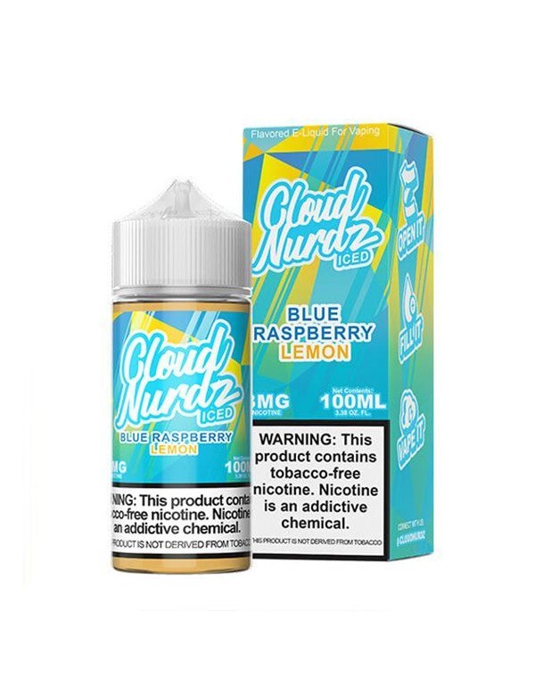 Blue Raspberry Lemon Iced Cloud Nurdz TFN E-Juice ...