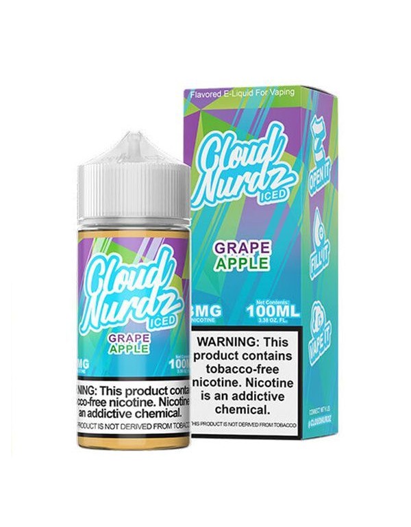 Grape Apple Iced Cloud Nurdz TFN E-Juice 100ml