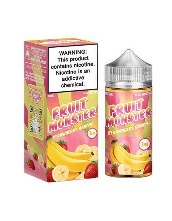 Strawberry Banana Fruit Monster TFN E-Juice 100ml