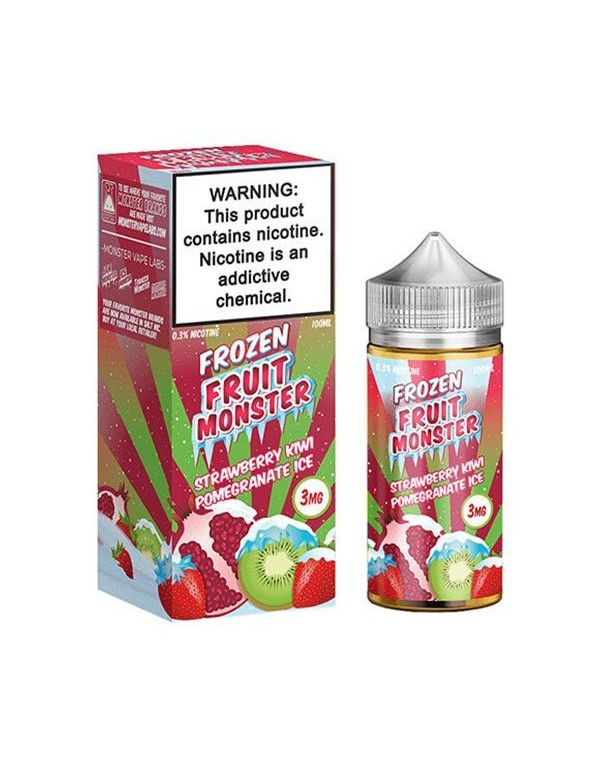 Strawberry Kiwi Pomegranate Ice Frozen Fruit Monster TFN E-Juice 100ml