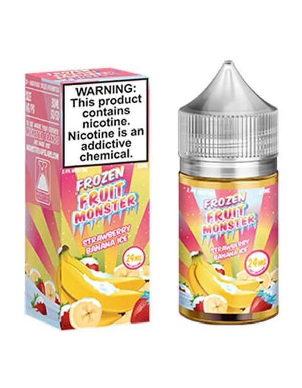 Strawberry Banana Ice Frozen Fruit Monster TFN Salt Nic E-Juice 30ml  l ProVape