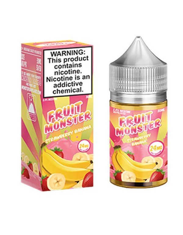 Strawberry Banana Ice Fruit Monster TFN Salt Nic E...