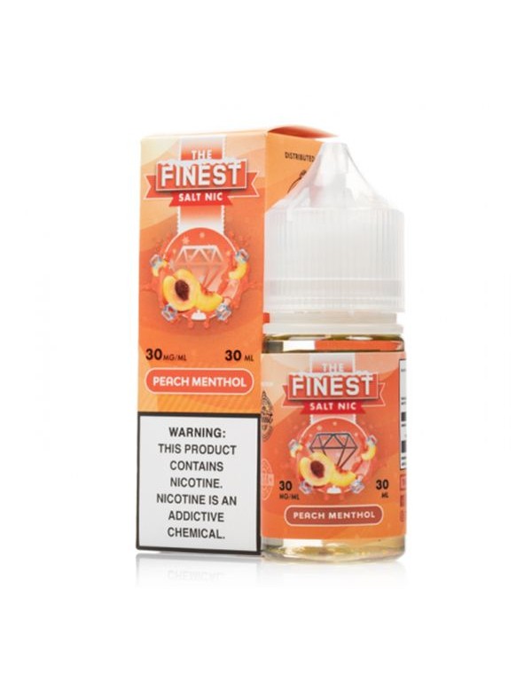 Peach Menthol The Finest Salt Nic E-Juice 30ml