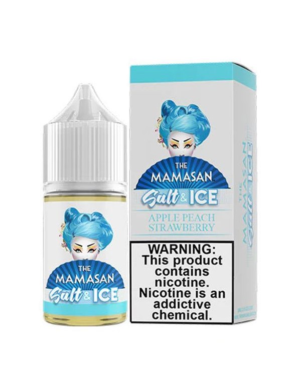 Apple Peach Strawberry Ice The Mamasan Salt Nic E-...