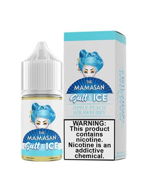 Apple Peach Strawberry Ice The Mamasan Salt Nic E-Juice 30ml| ProVape