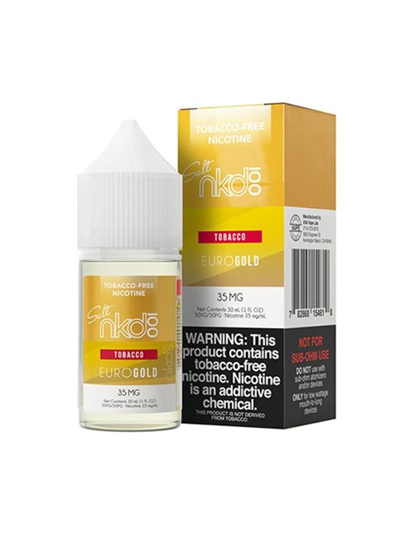 Euro Gold NKD 100 TFN Salt Nic E-Juice 30ml