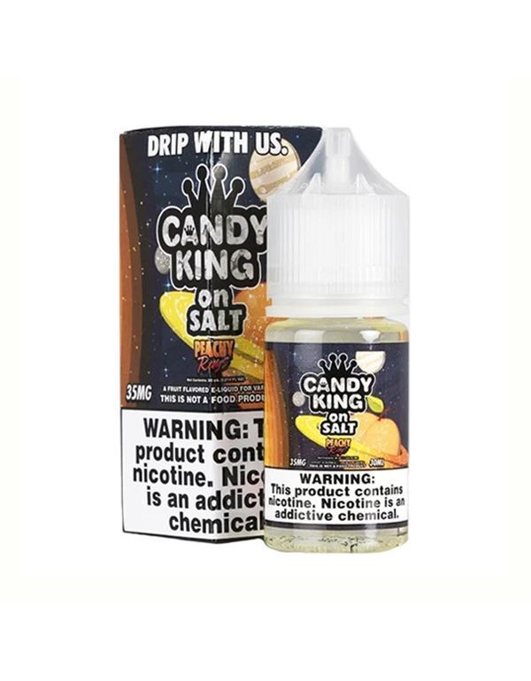 Peachy Rings Iced Candy King Salt Nic E-Juice 30m