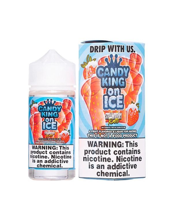 Strawberry Rolls Iced Candy King E-Juice 100ml