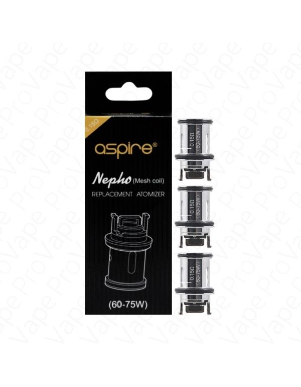 Aspire Nepho Replacement Mesh Coils 3PCS