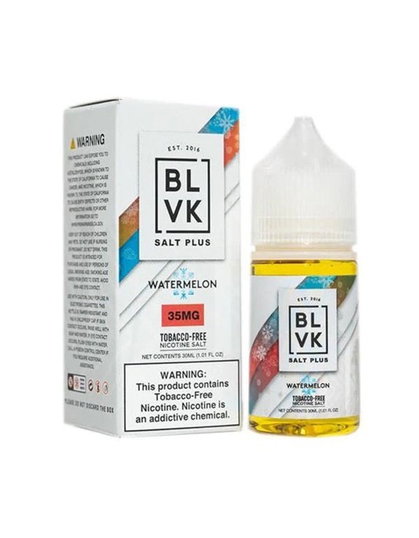 Watermelon Ice BLVK Unicorn TFN Salt Nic E-Juice 3...