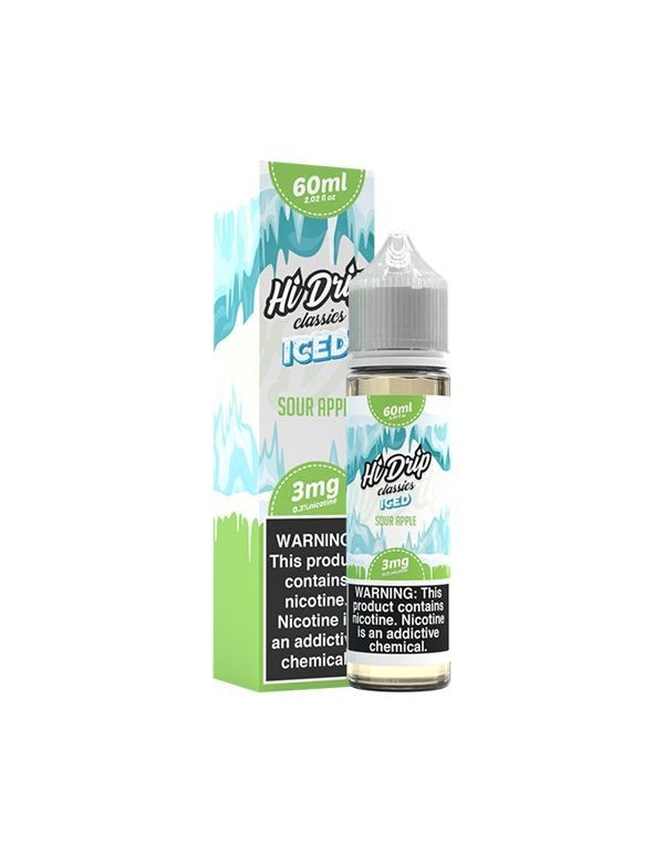 Sour Apple Iced Hi Drip E-Juice 60ml