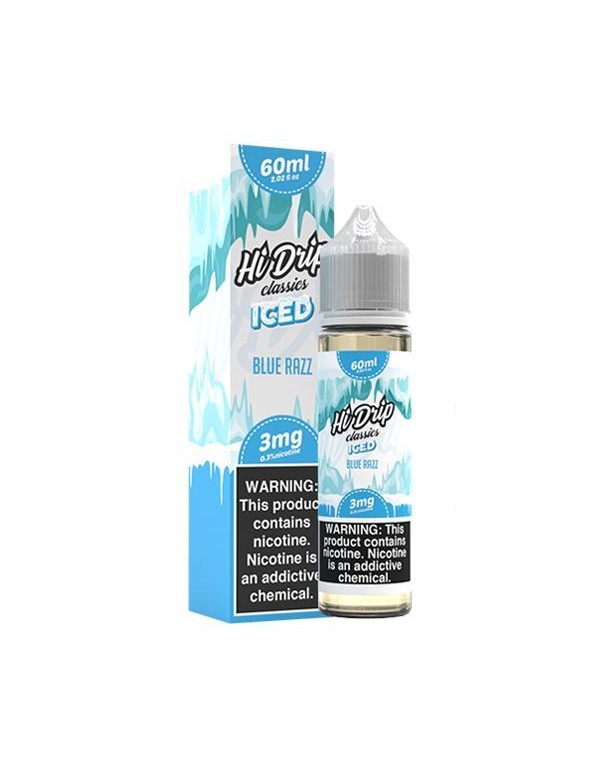 Blue Razz Iced Hi Drip E-Juice 60ml
