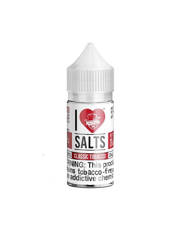 Classic Tobacco I Love Salts Mad Hatter Juice TFN Salt Nic E-Juice 30ml