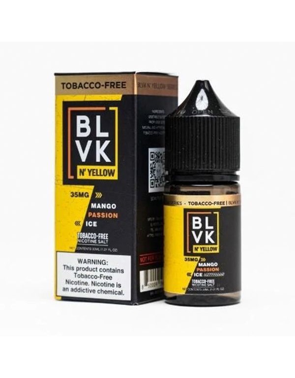 Mango Passion Ice BLVK N' Yellow TFN Salt Nic E-Juice 30ml