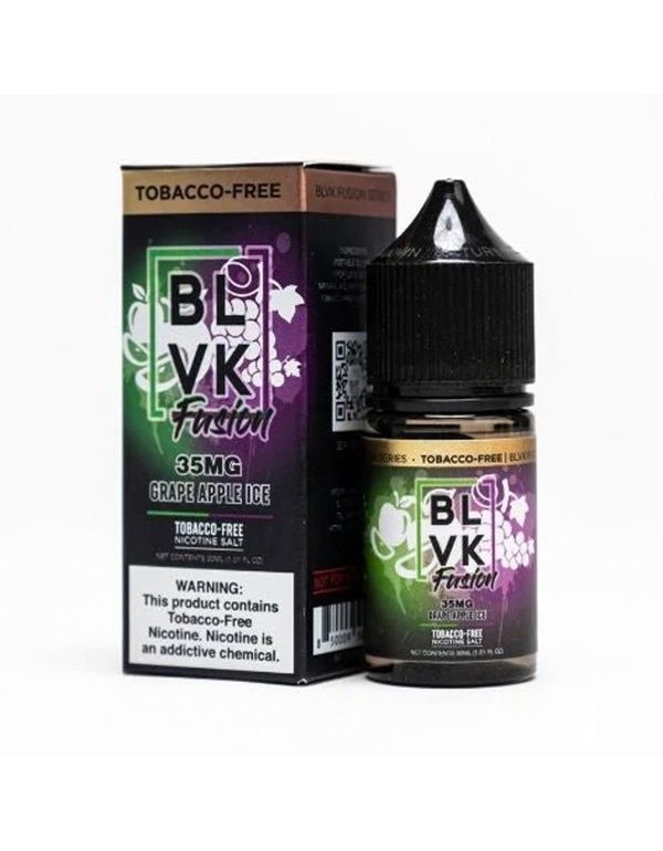 Grape Apple Ice BLVK Fusion TFN Salt Nic E-Juice 3...