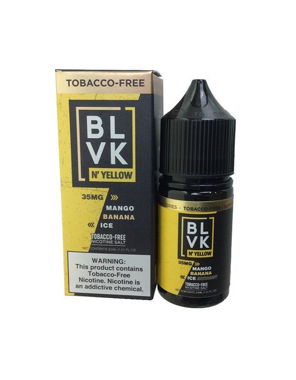 Mango Banana Ice BLVK N' Yellow TFN Salt Nic ...